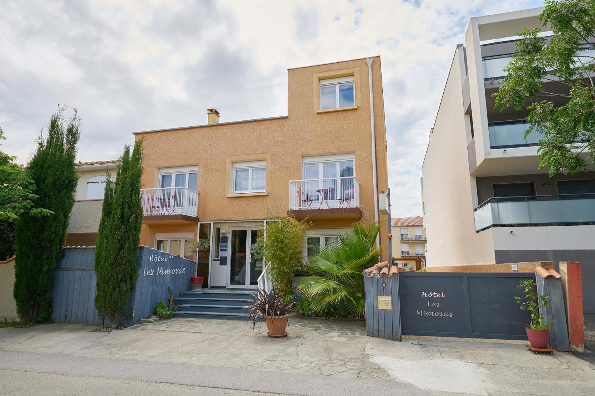 Hotel Les Mimosas Argelès-sur-Mer Dış mekan fotoğraf